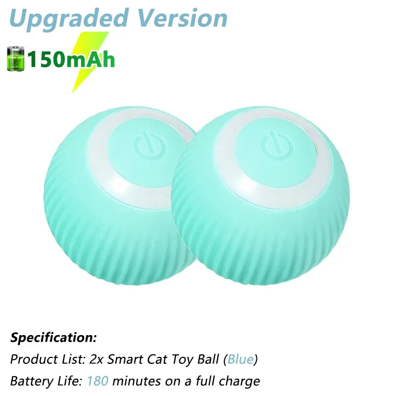 Interactive Electric Rolling Ball for Cats - Smart Rotating Toy for Endless Fun!