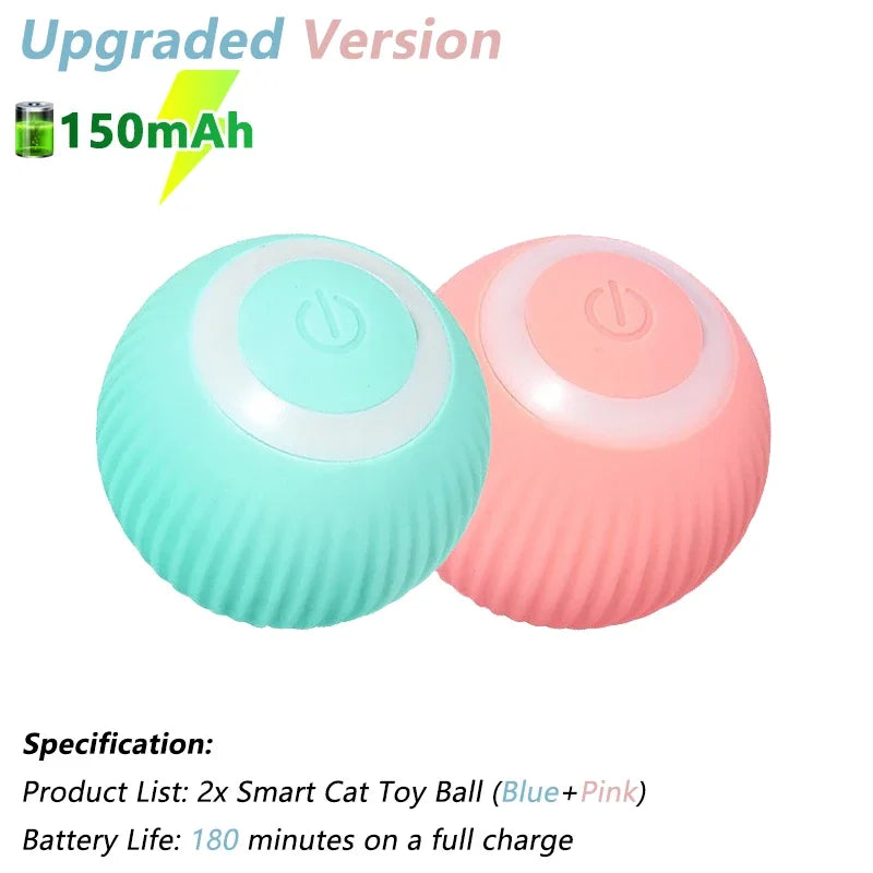 Interactive Electric Rolling Ball for Cats - Smart Rotating Toy for Endless Fun!