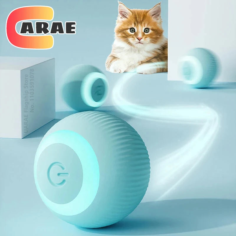 Interactive Electric Rolling Ball for Cats - Smart Rotating Toy for Endless Fun!