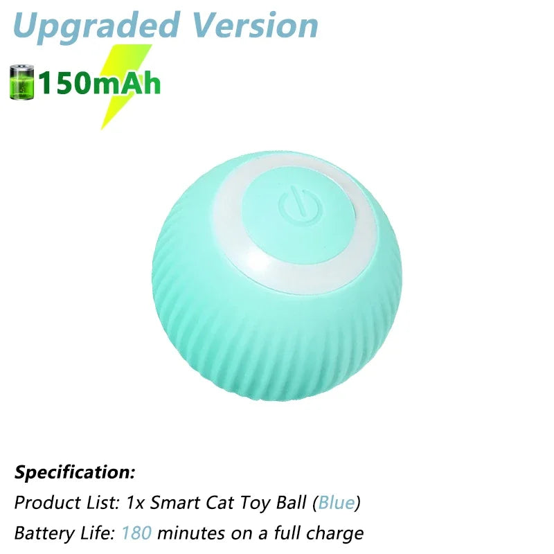 Interactive Electric Rolling Ball for Cats - Smart Rotating Toy for Endless Fun!