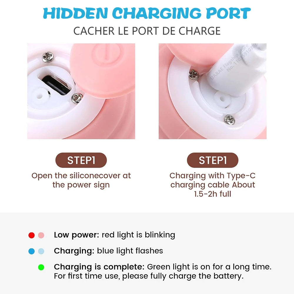 Interactive Electric Rolling Ball for Cats - Smart Rotating Toy for Endless Fun!