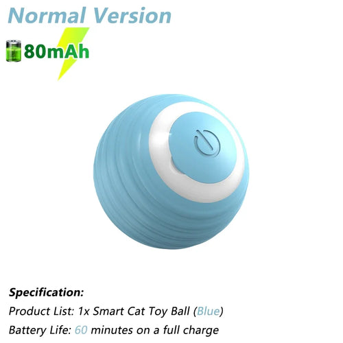 Interactive Electric Rolling Ball for Cats - Smart Rotating Toy for Endless Fun!